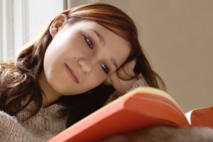 photo of girl reading